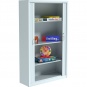 Stahl-Rollladen-Schrank, 198 cm hoch, 120x44 cm (B/T), 